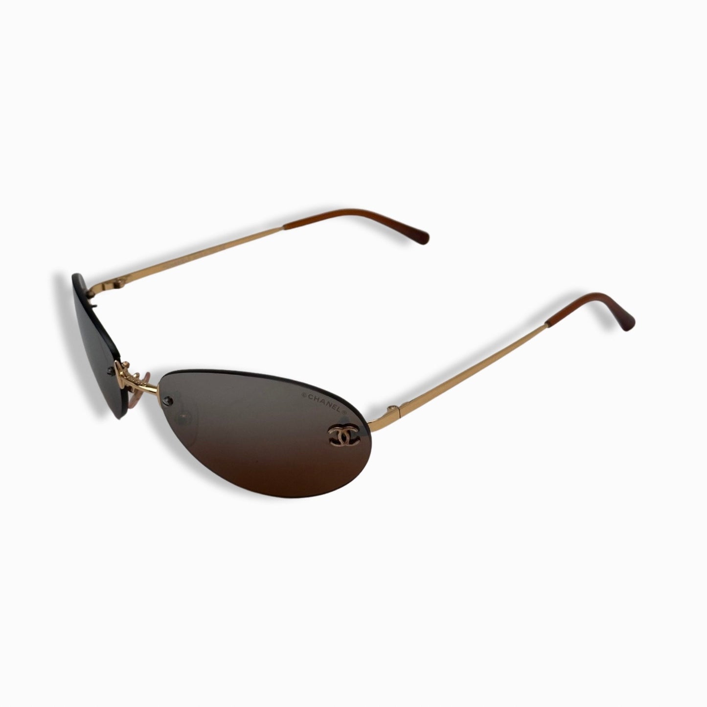 Chanel Cat Eye Aviator Sunglasses