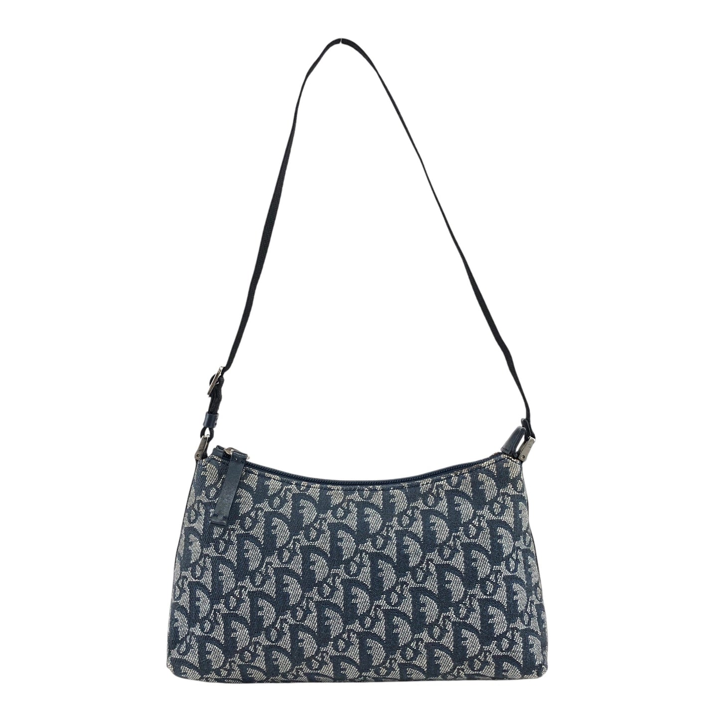 Christian Dior Trotter Shoulder bag Hobobag Navy Vintage htxeg2