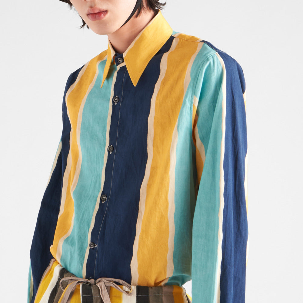 Printed cotton shirt