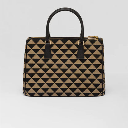 Medium Prada Symbole embroidered fabric bag