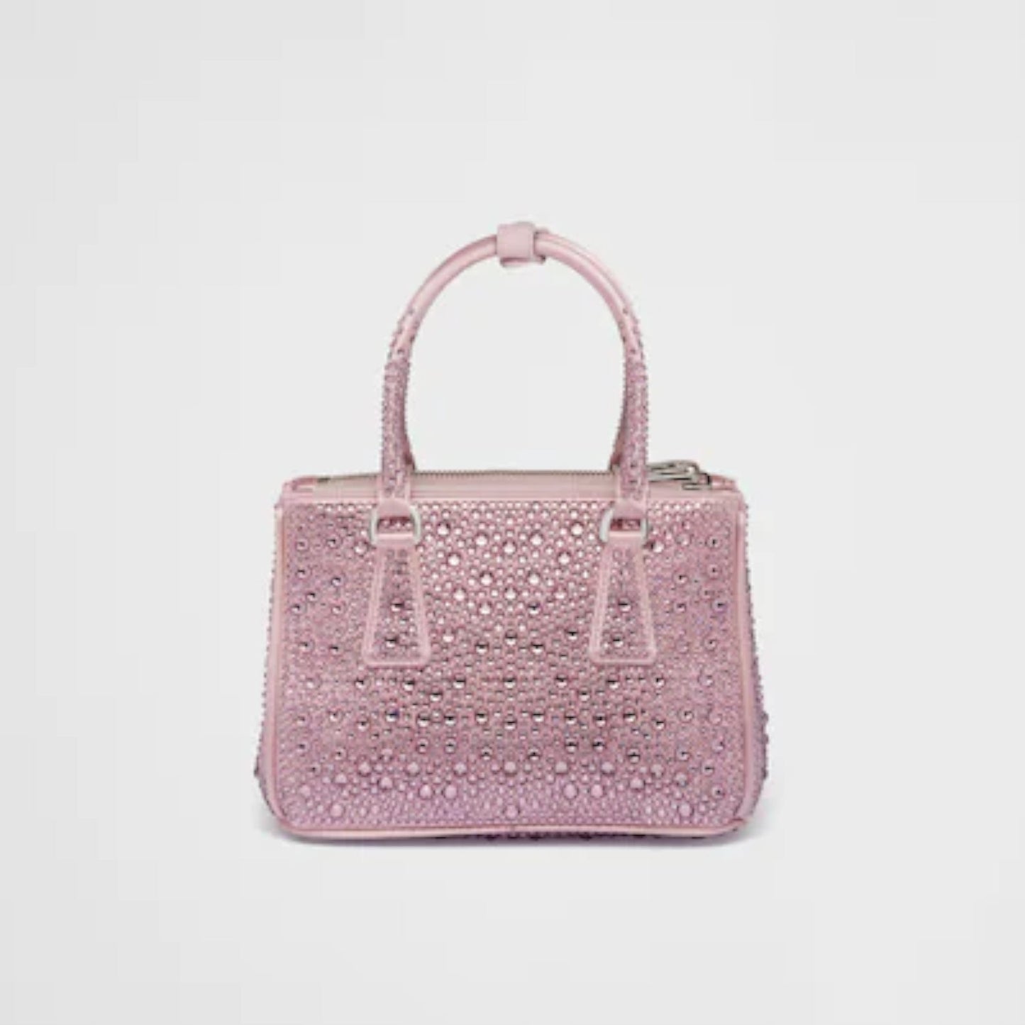 Prada Galleria satin mini-bag with crystals