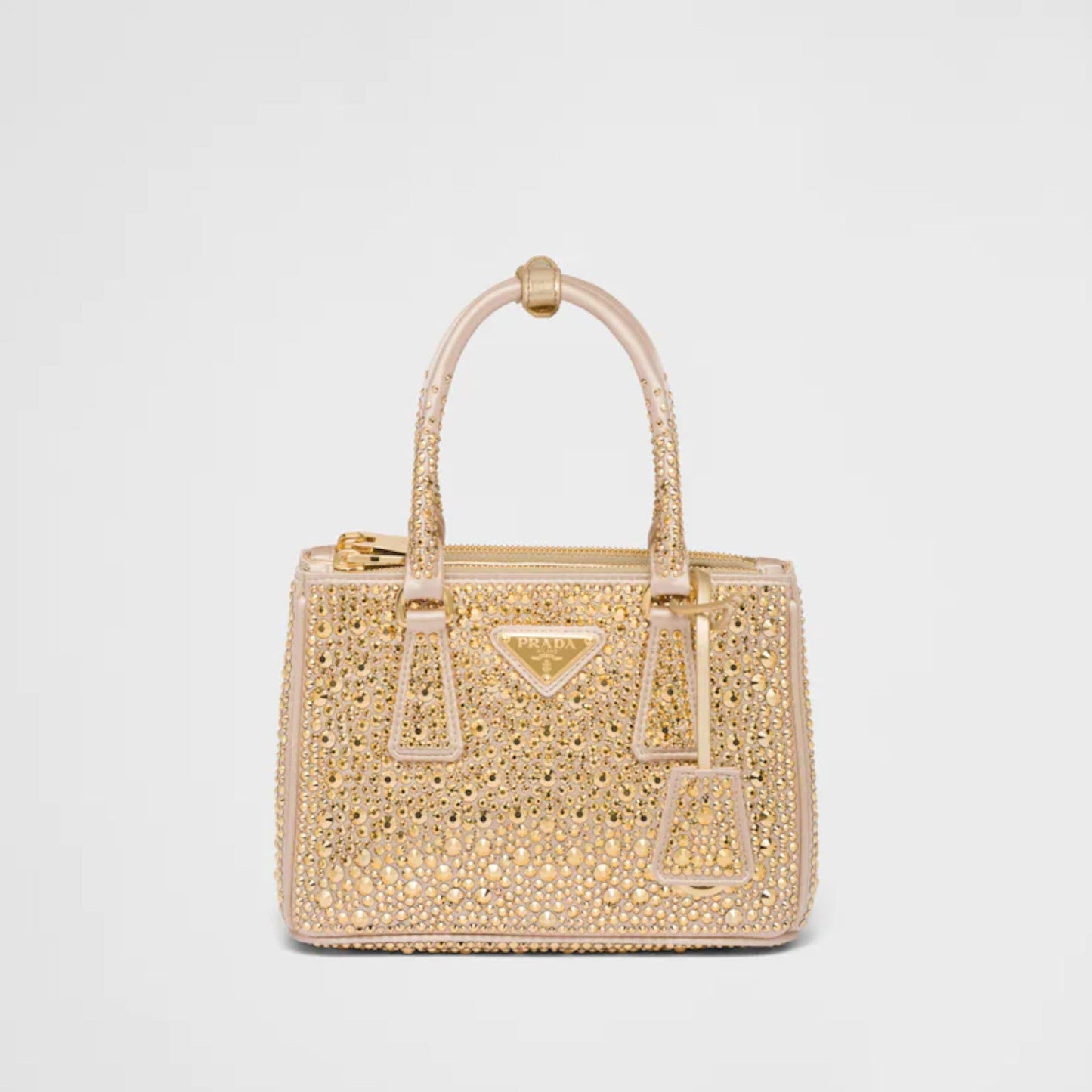 Prada Galleria satin mini-bag with crystals