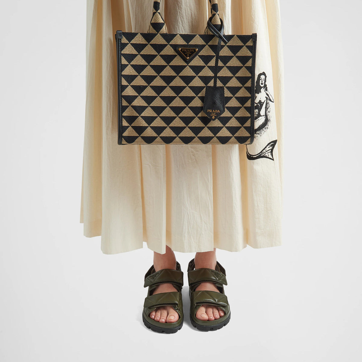 Padded nappa leather sandals