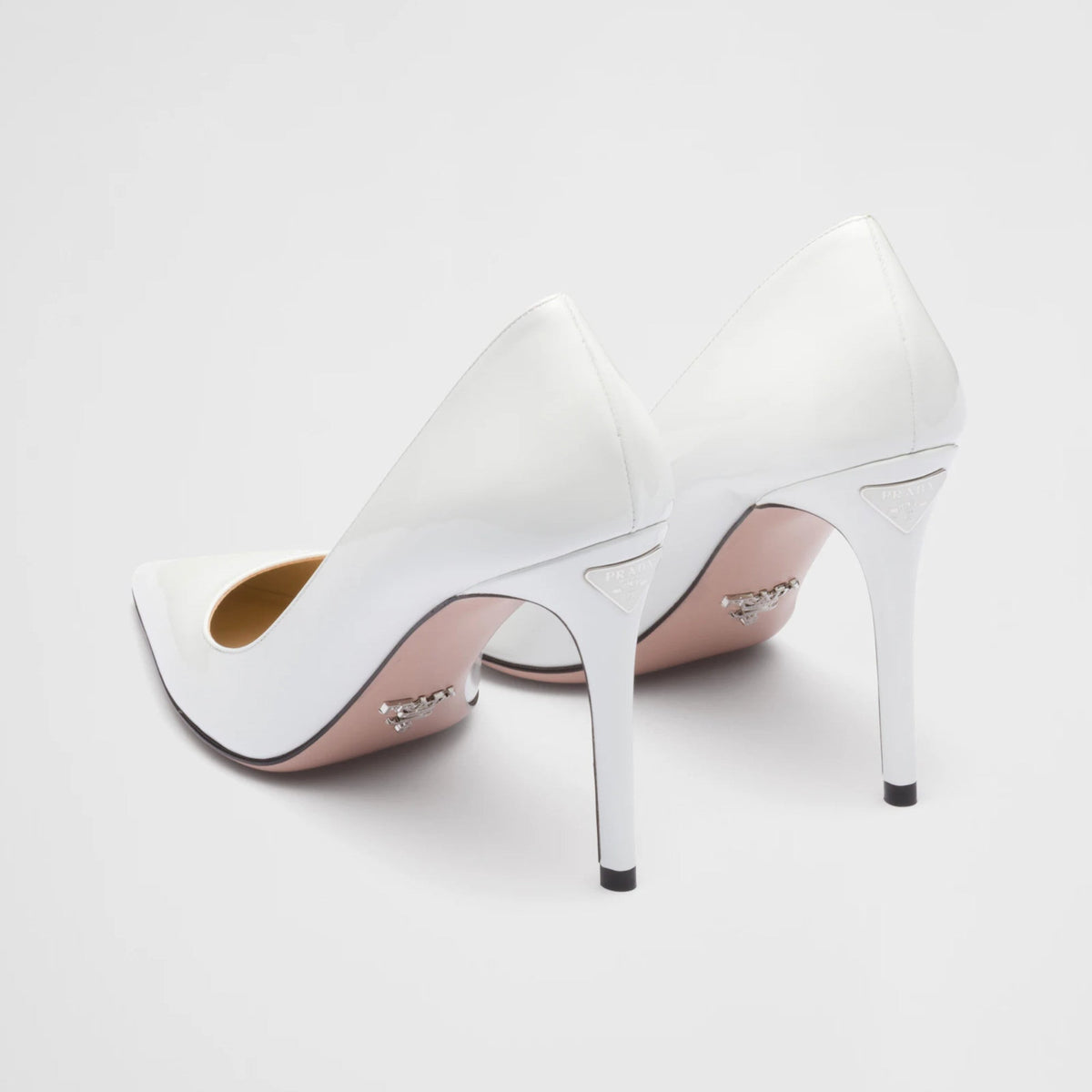 Patent leather pumps