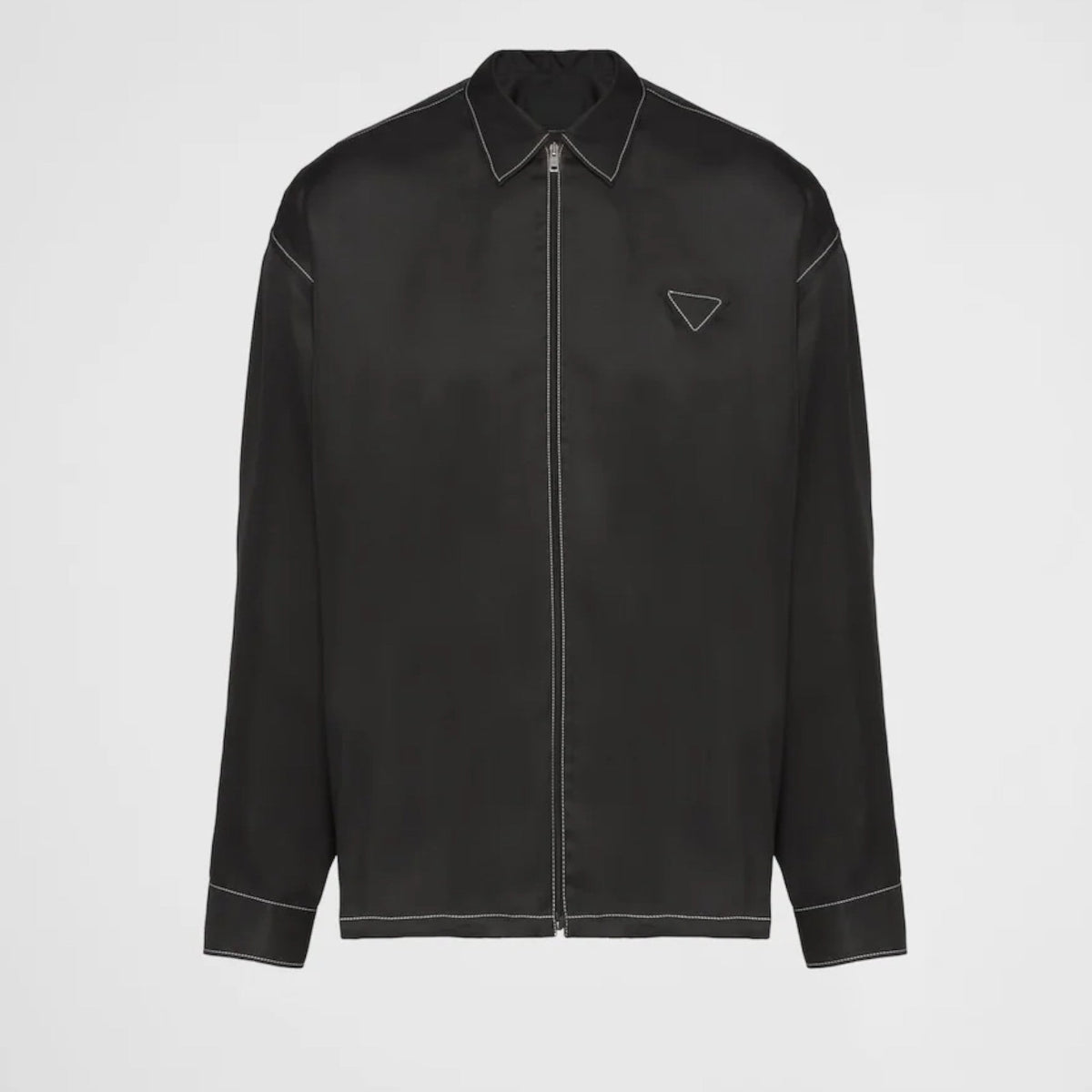 Silk twill shirt