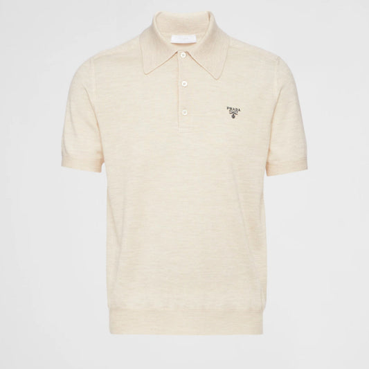 Cashmere polo shirt