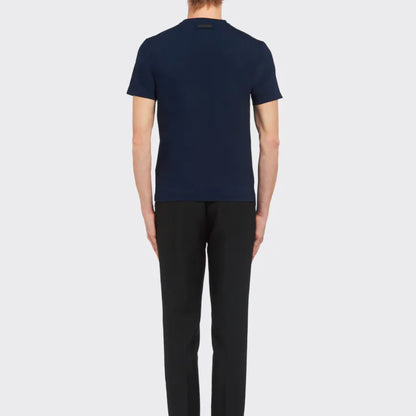 Stretch cotton T-shirt