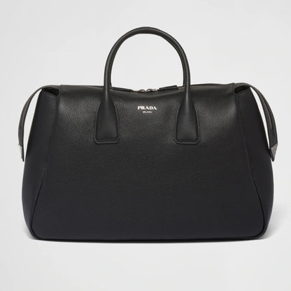 Leather travel bag