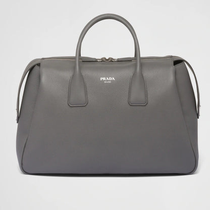Leather travel bag
