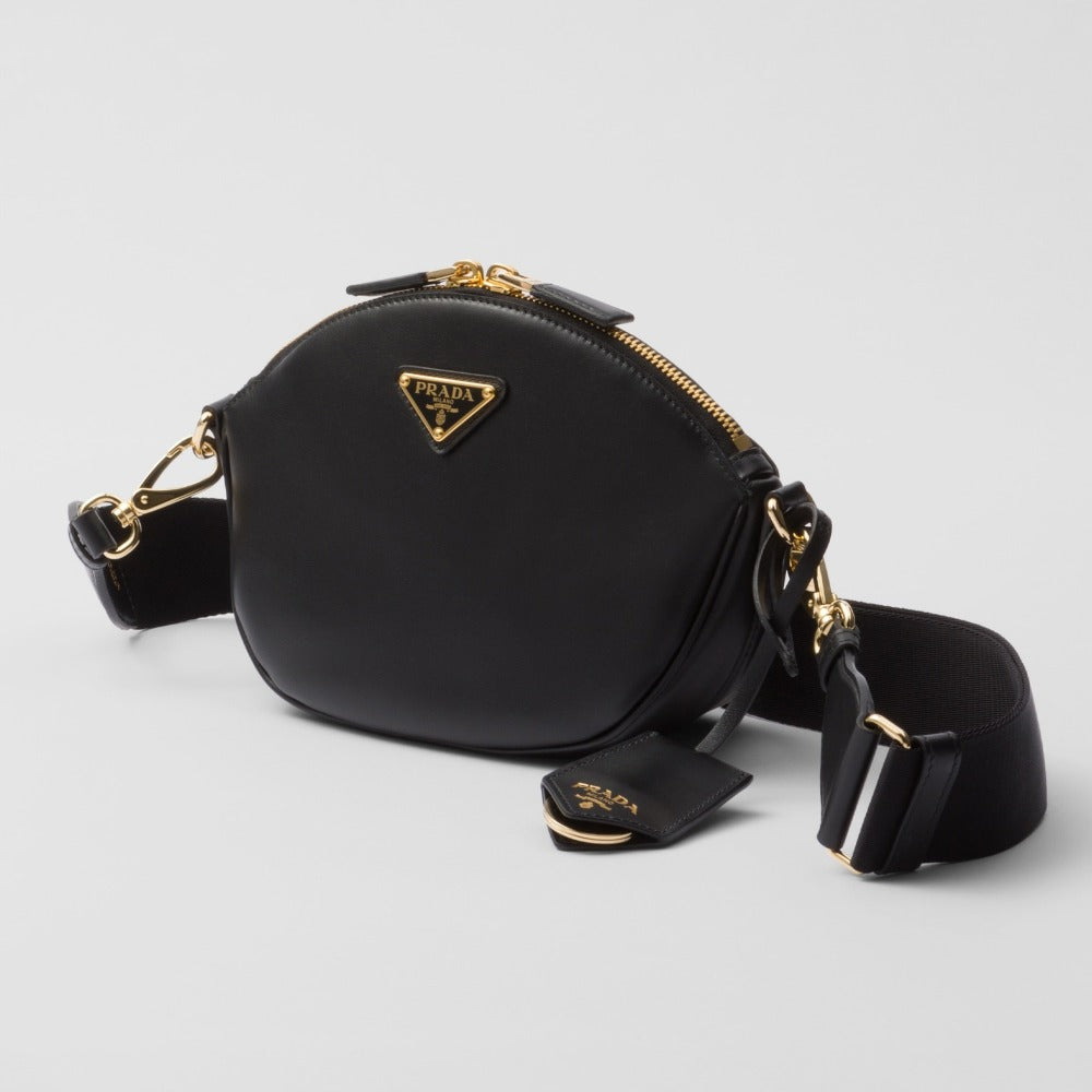 Leather mini shoulder bag