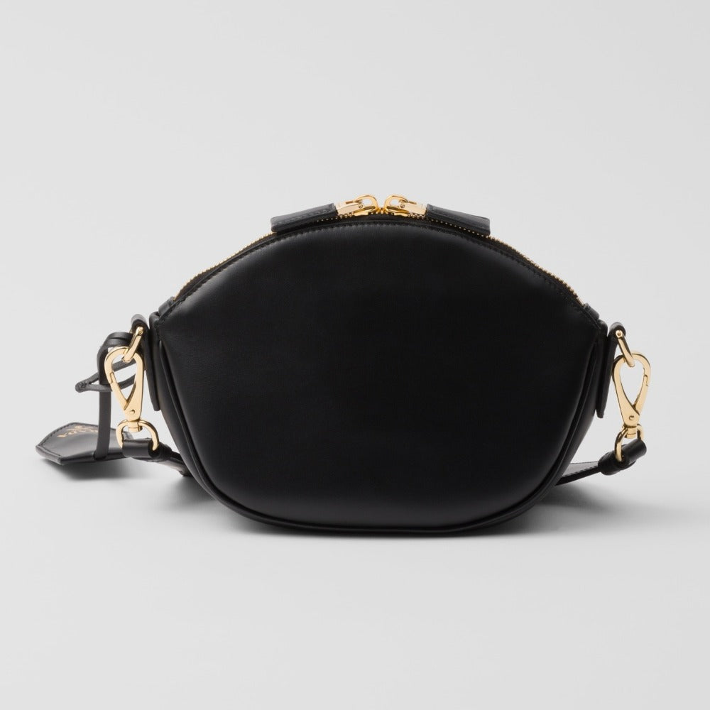 Leather mini shoulder bag