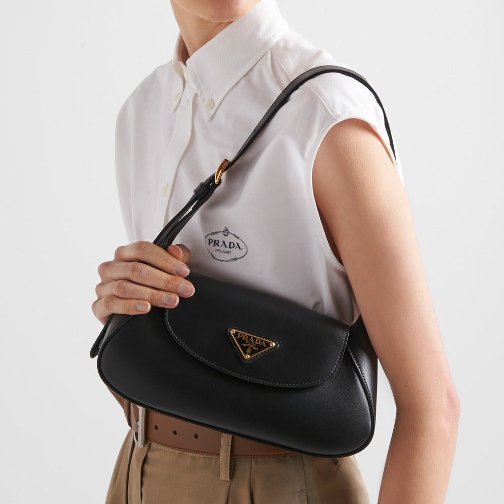 Small leather shoulder bag