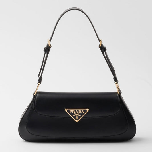 Leather shoulder bag