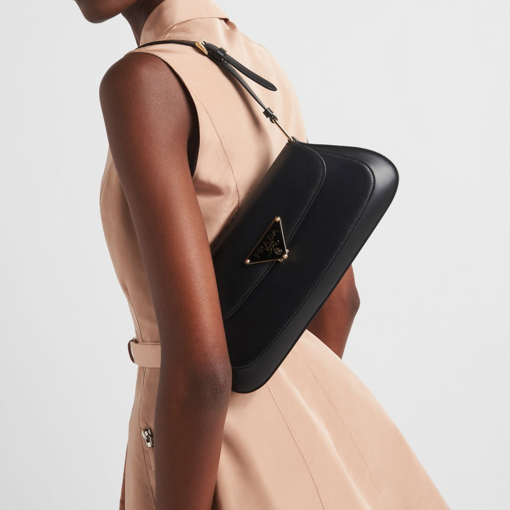Leather shoulder bag