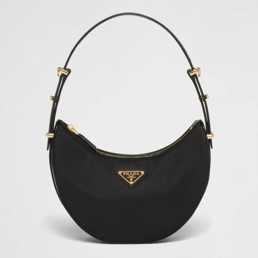Prada Arqu? Re-Nylon and brushed leather shoulder bag