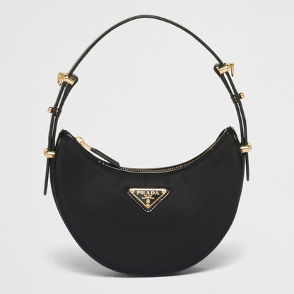 Prada Arqu? Re-Nylon and brushed leather mini shoulder bag