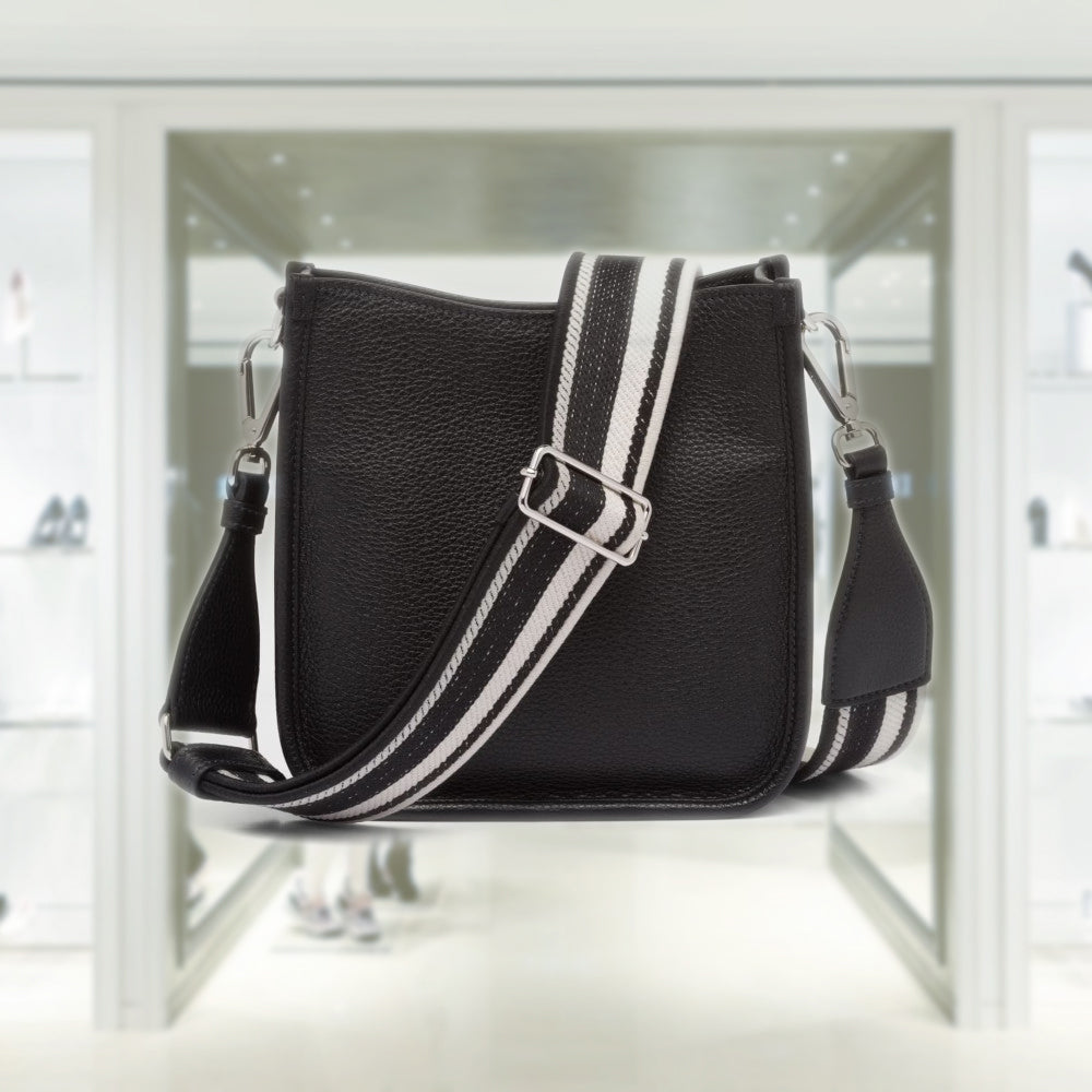 Leather mini shoulder bag