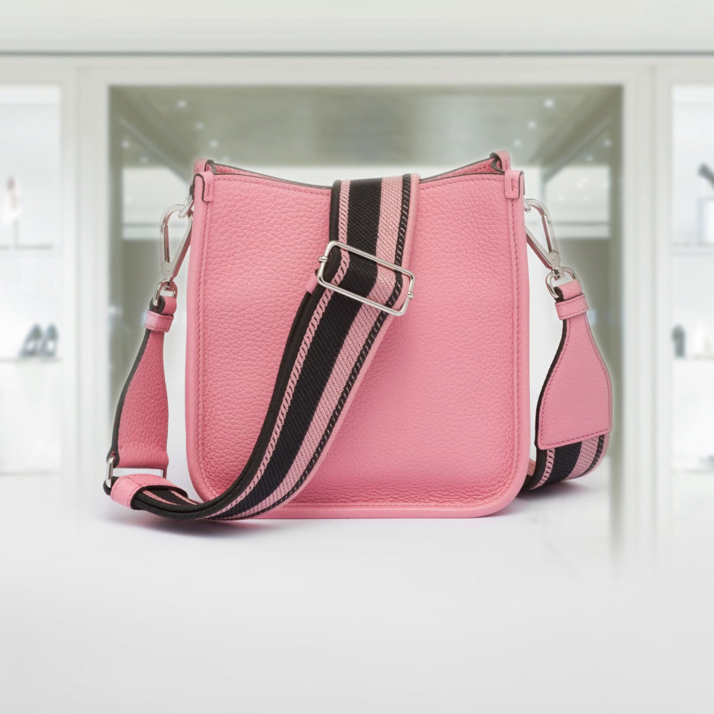 Leather mini shoulder bag