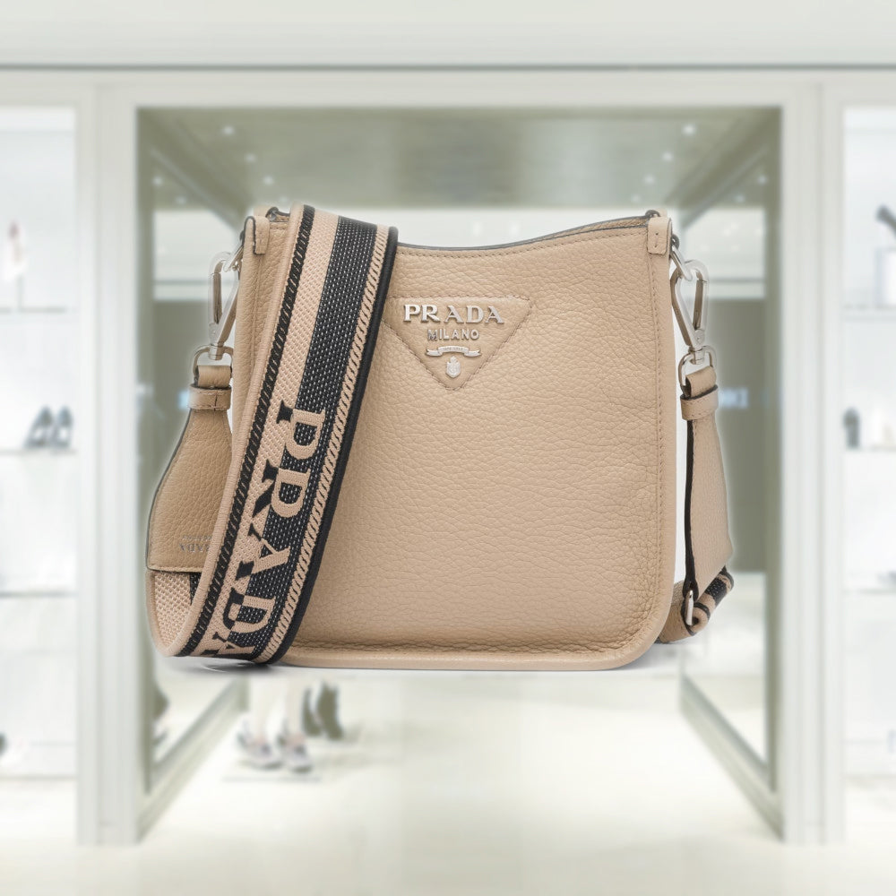 Leather mini shoulder bag