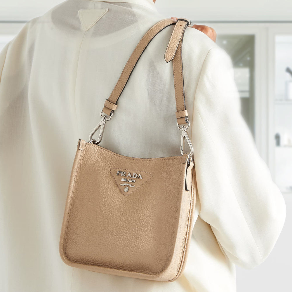 Leather mini shoulder bag
