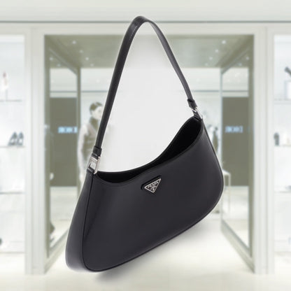 Prada Cleo brushed leather shoulder bag