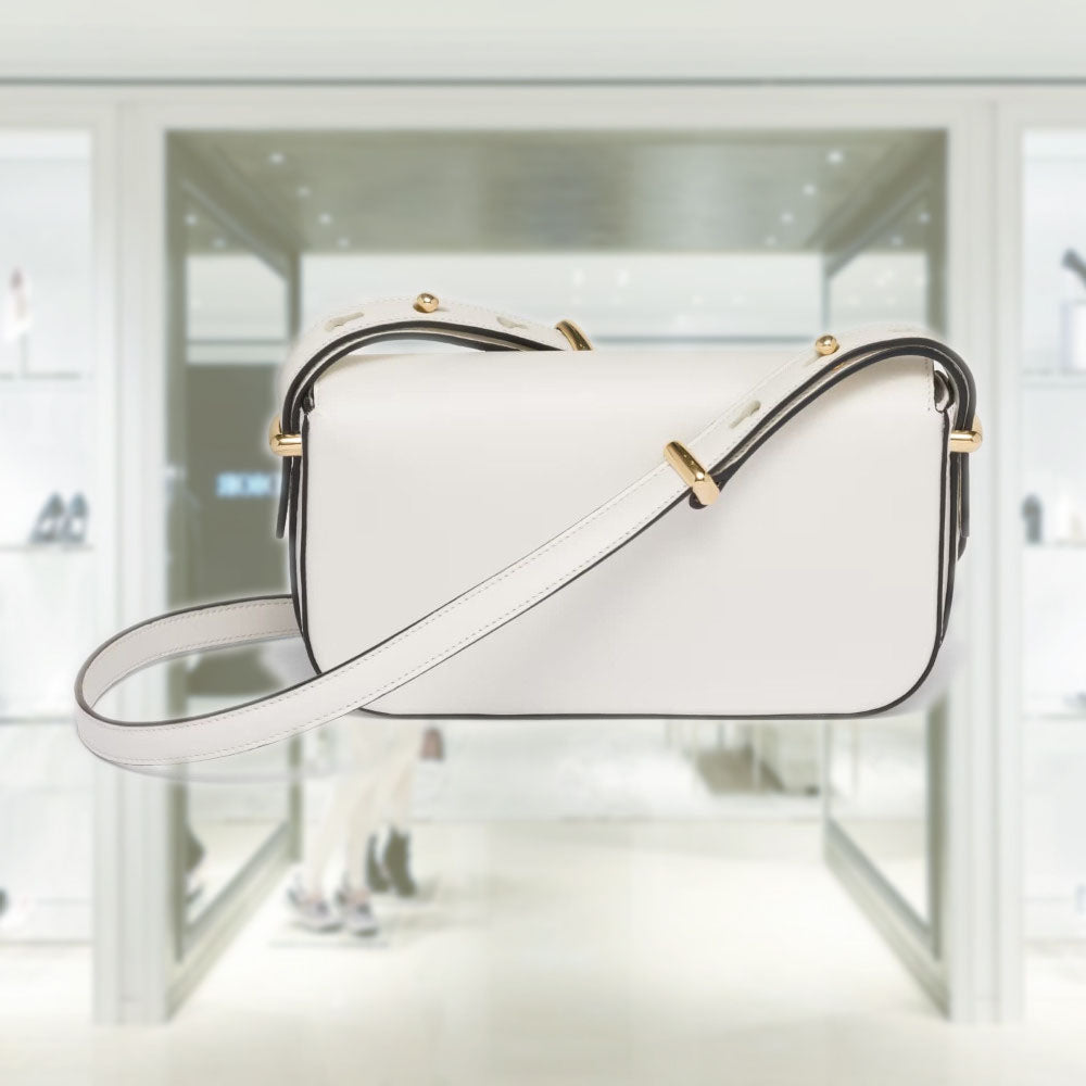 Leather shoulder bag