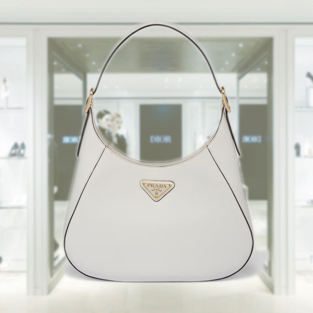 Leather shoulder bag