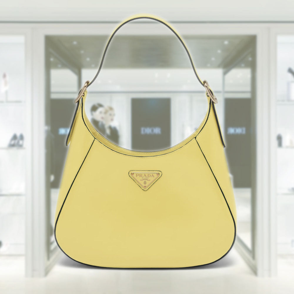 Leather shoulder bag