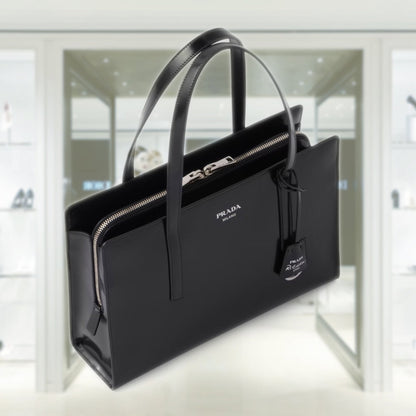 Prada Re-Edition 1995 brushed-leather medium handbag