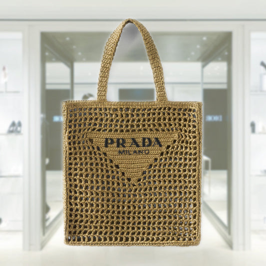 Crochet tote bag