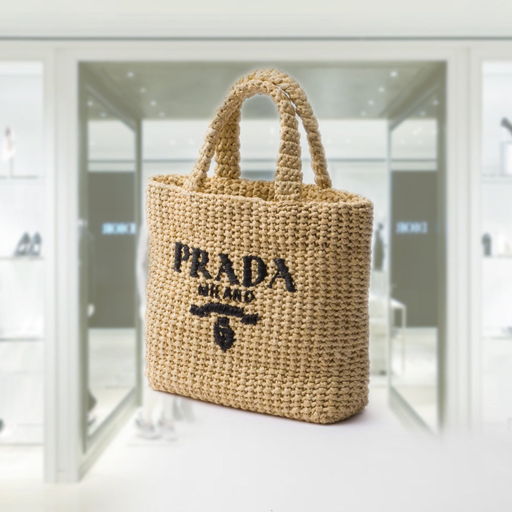 Small crochet tote bag