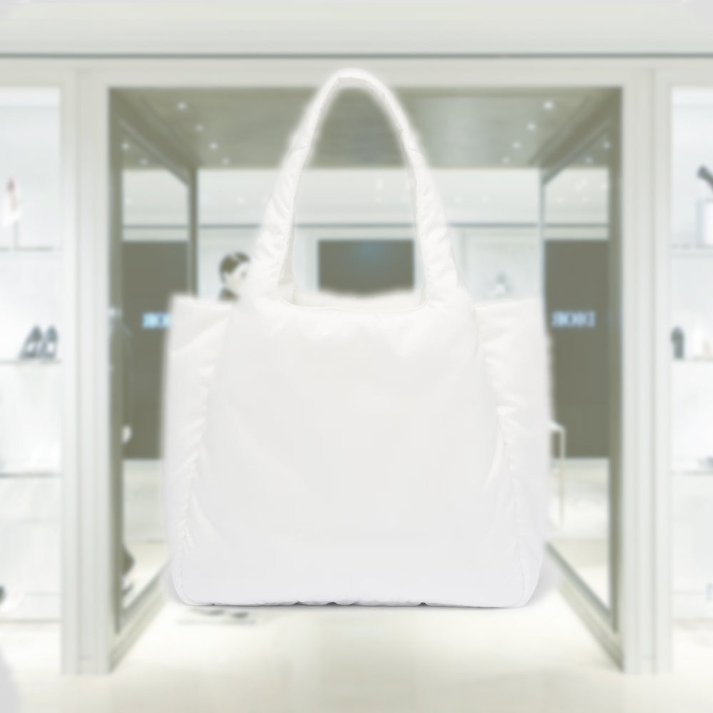 Large padded Re-Nylon tote bag