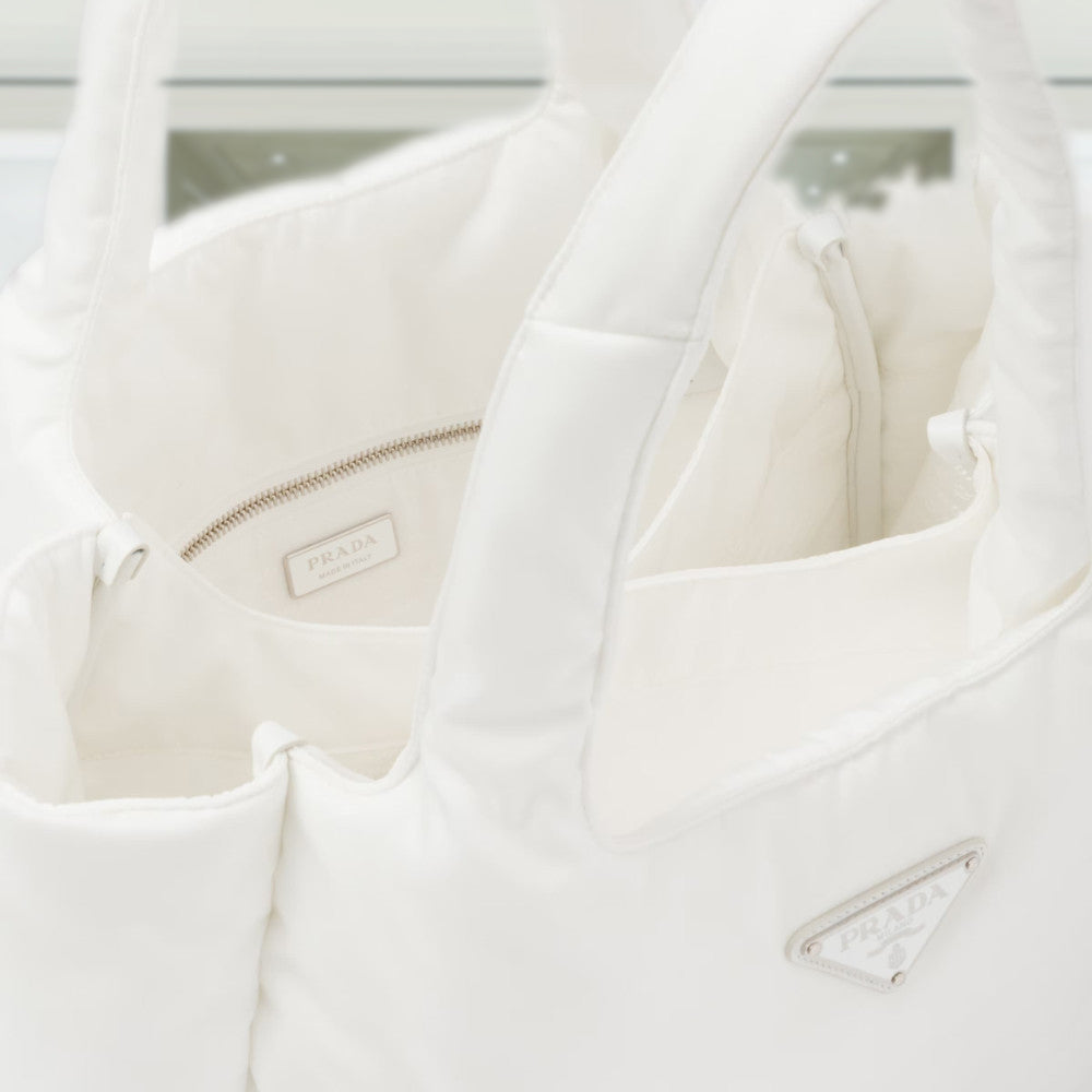 Large padded Re-Nylon tote bag