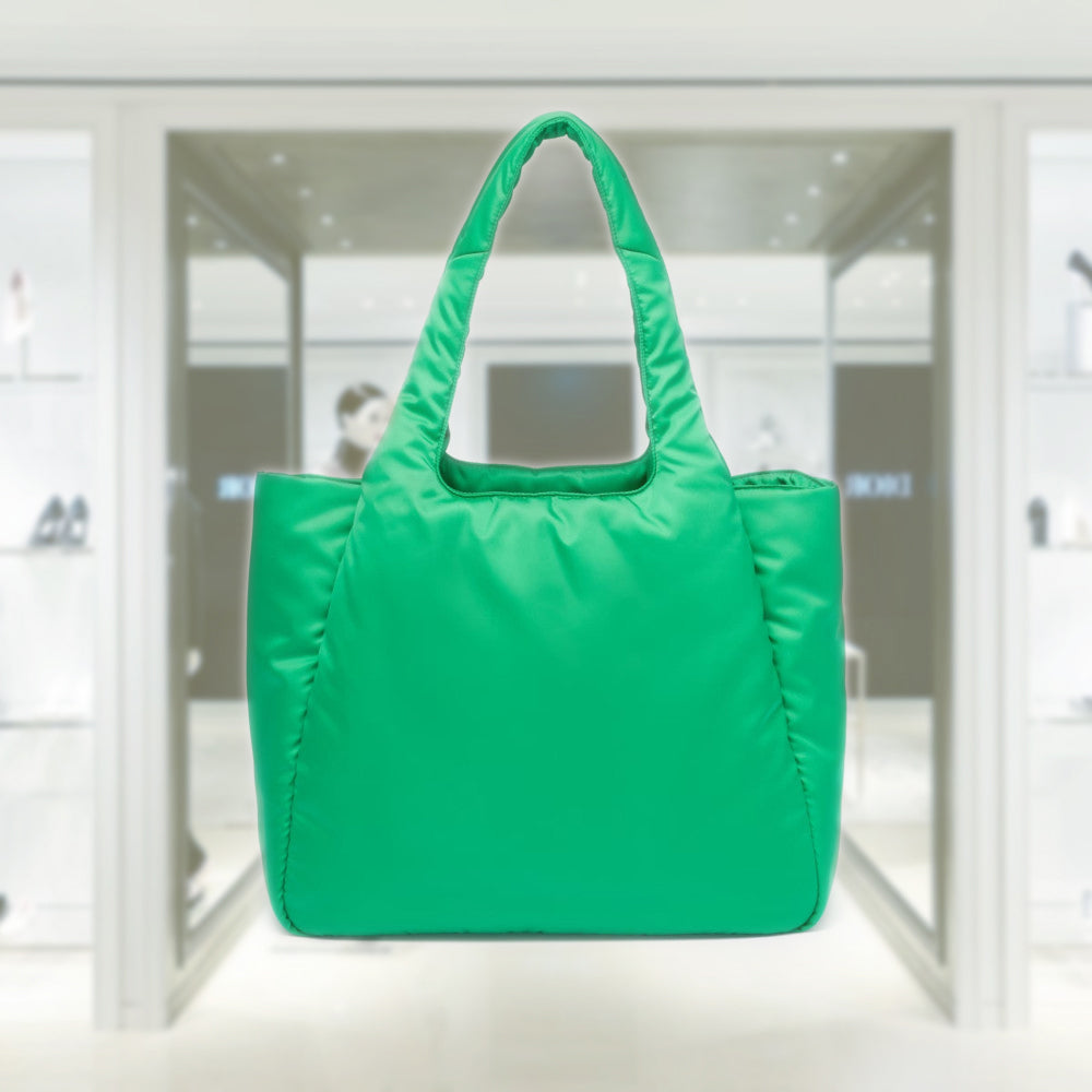 Large padded Re-Nylon tote bag