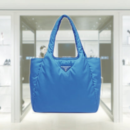 Large padded Re-Nylon tote bag