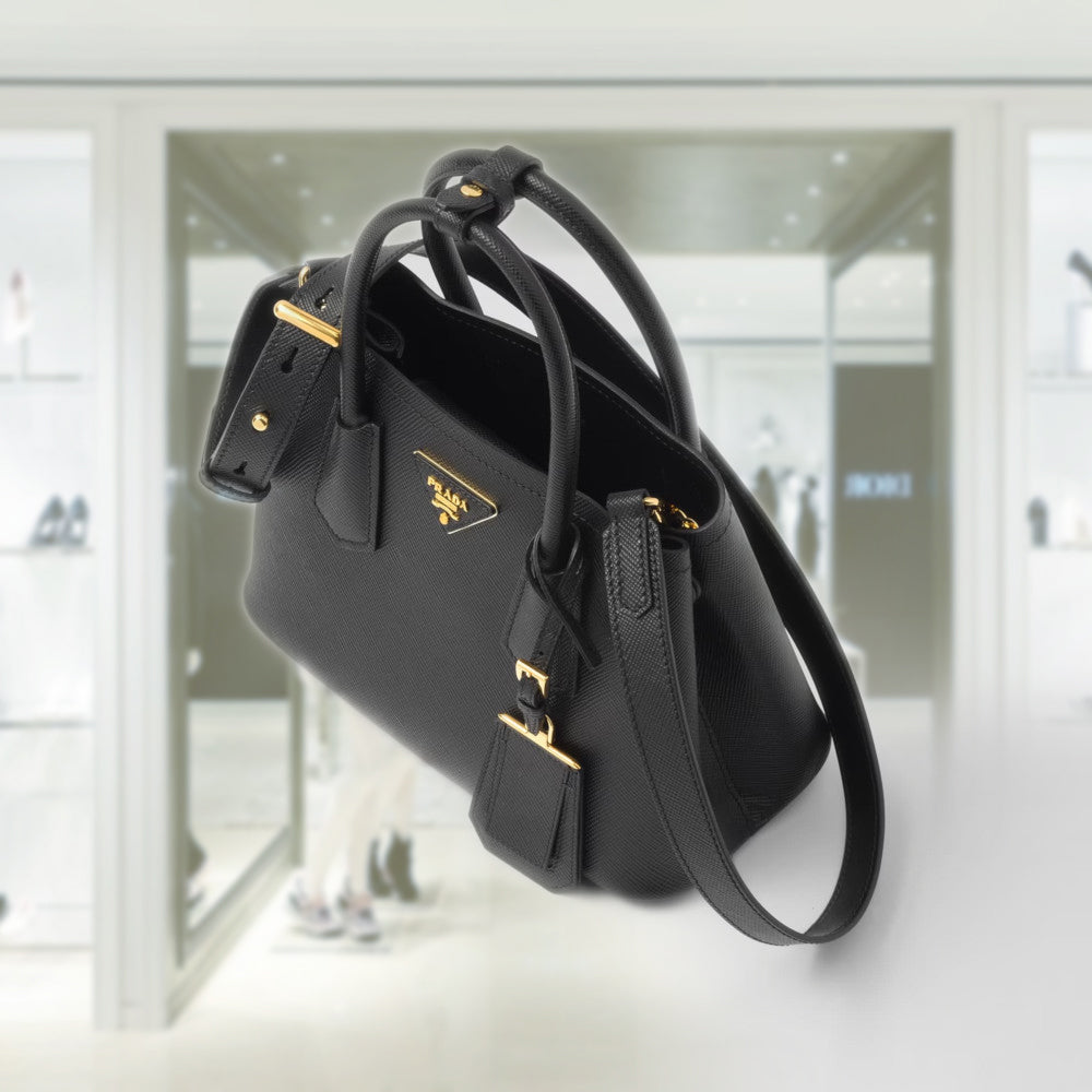 Prada Double Saffiano leather mini bag