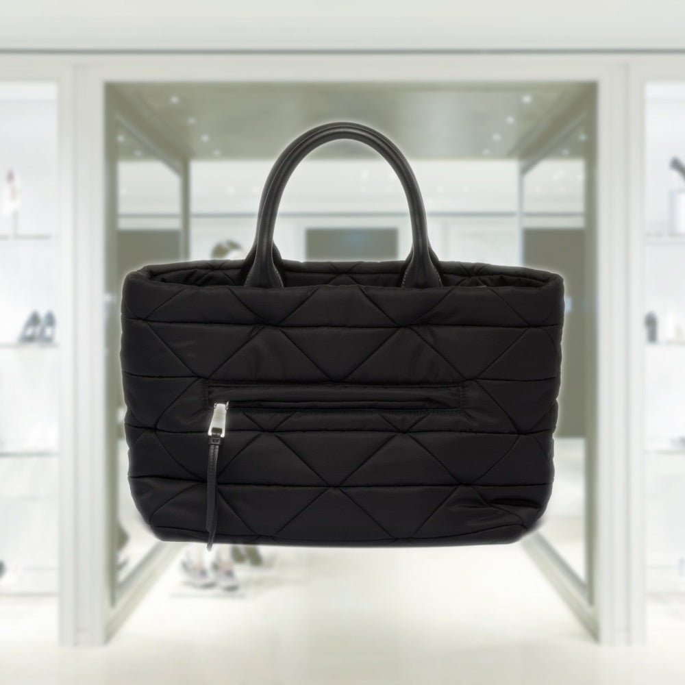Re-Nylon medium padded tote