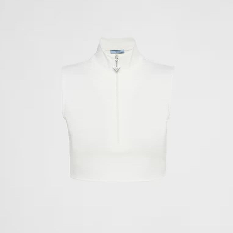 Stretch jersey top