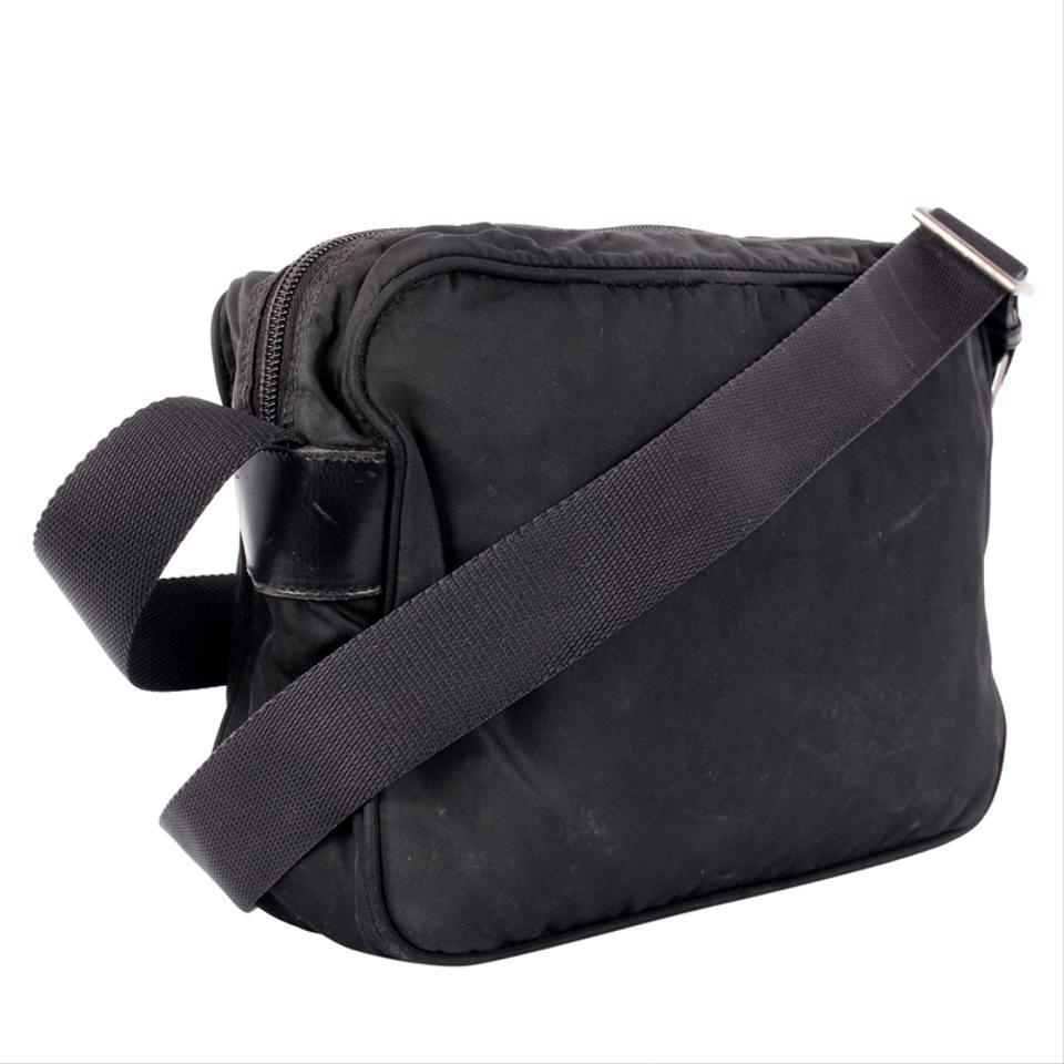 Nylon Black Crossbody Bag ( )
