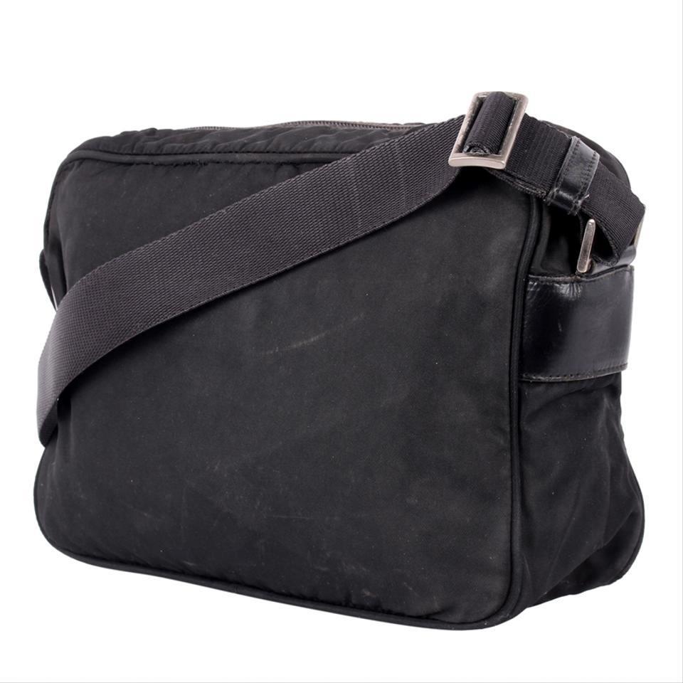 Nylon Black Crossbody Bag ( )