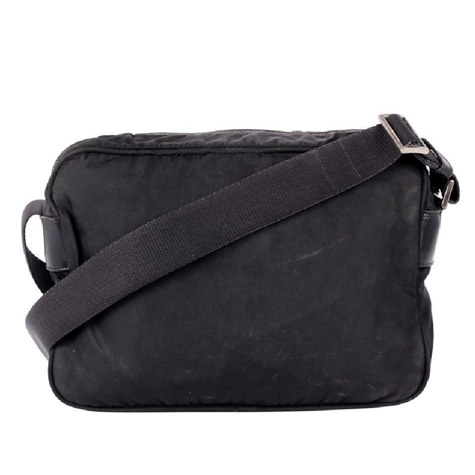 Nylon Black Crossbody Bag ( )