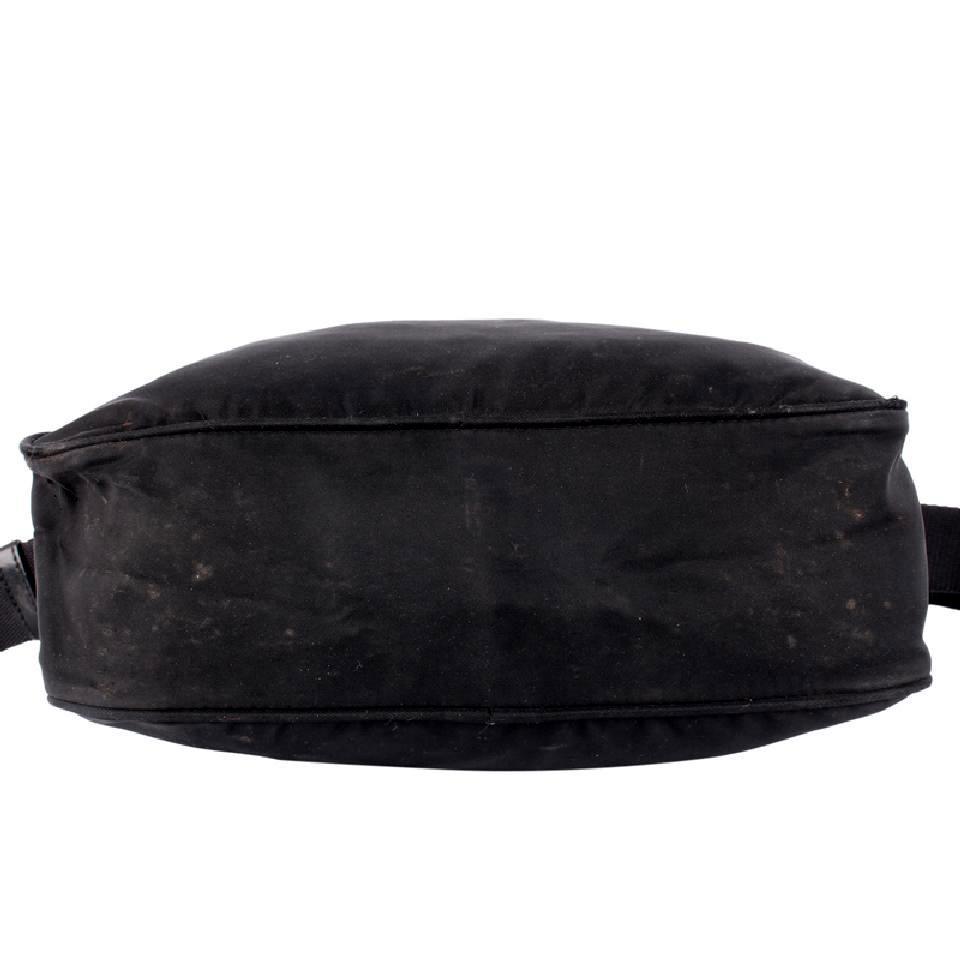 Nylon Black Crossbody Bag ( )