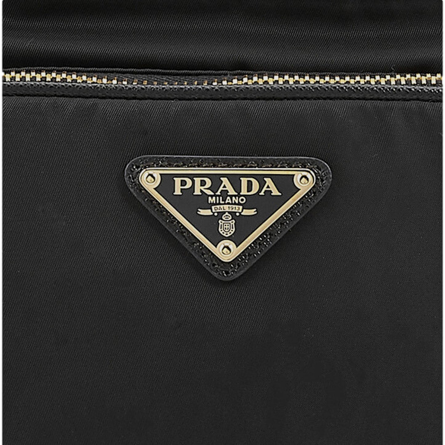 Prada Black Tessuto Nylon Saffiano Leather Crossbody Satchel Bag