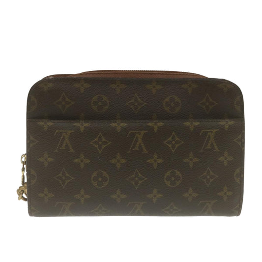 LOUIS VUITTON Monogram Orsay Clutch Bag M51790 LV Auth pt1135