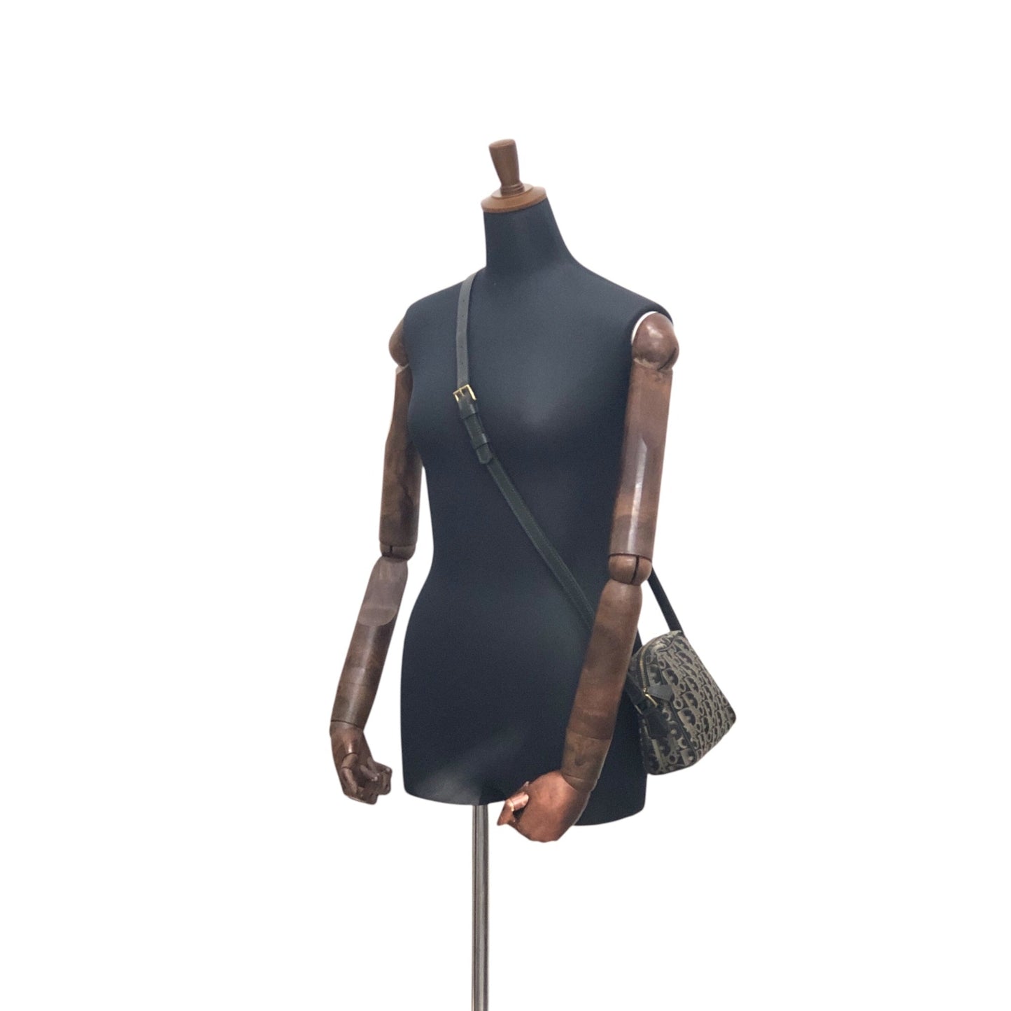 Christian Dior Trotter Small Shoulder bag Black Vintage gc672z