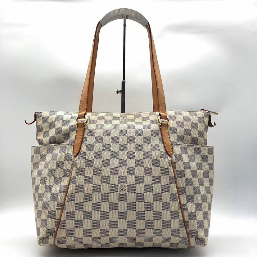 Louis Vuitton Totally PM Damier Azur Canvas Tote Bag