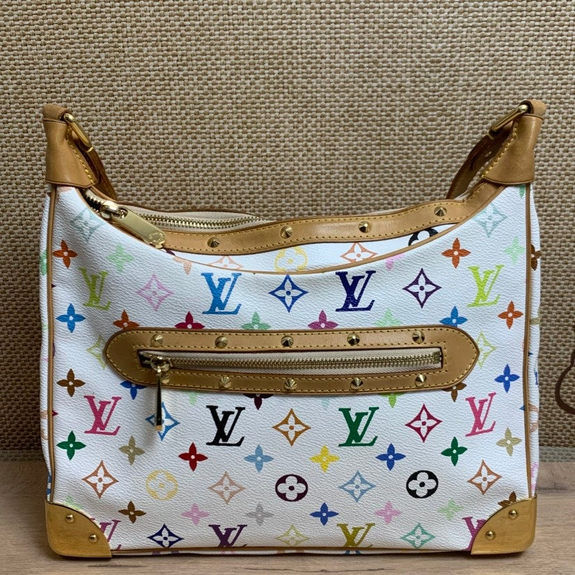 preloved LV&TM White Multicolor Boulogne
