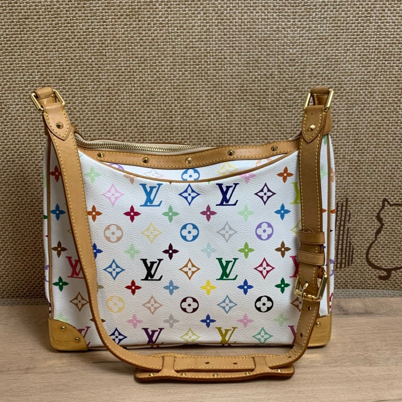 preloved LV&TM White Multicolor Boulogne