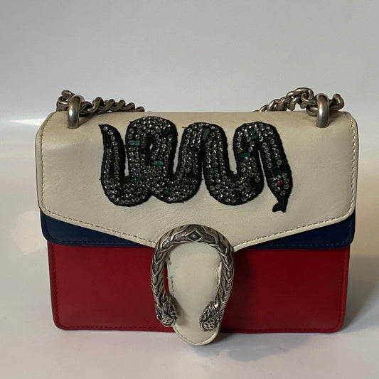 Gucci Dionysus Red Leather Shoulder Bag