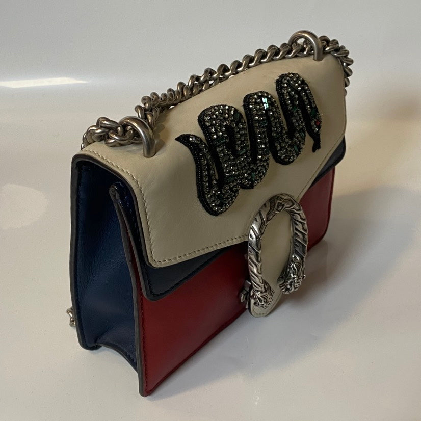 Gucci Dionysus Red Leather Shoulder Bag